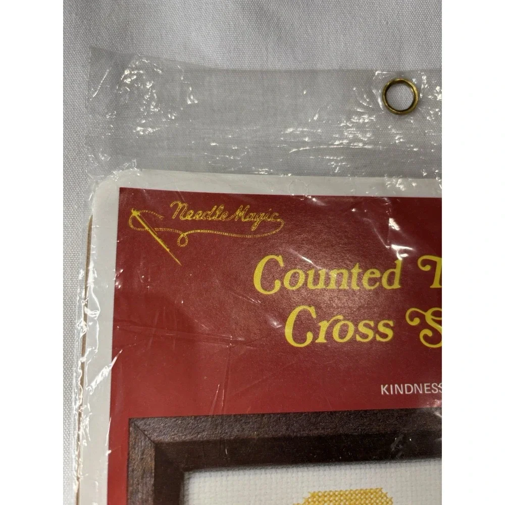 NeedleMagic Counted Thread Cross Stitch Kit Kindness 812 Fit for 5X7 Frame